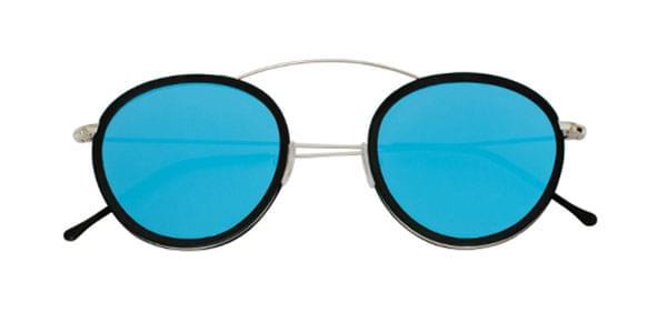 Spektre Sunglasses Metro 2 Flat MR03EFT/Silver/Black (Blue Mirror)