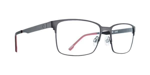 Spy Eyeglasses DAX Gunmetal/Black Red