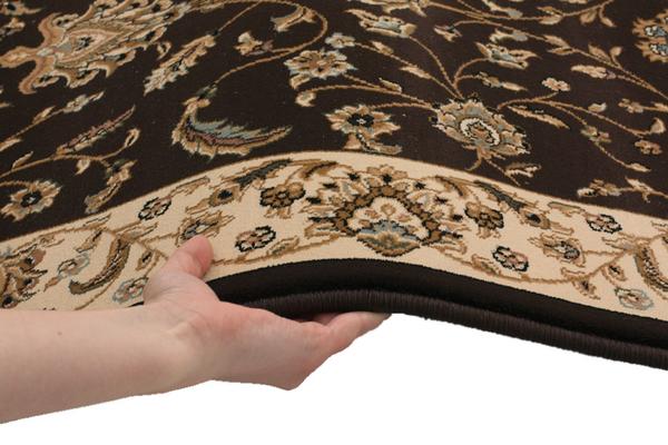 Stunning Formal Floral Design Rug Brown 230x160cm