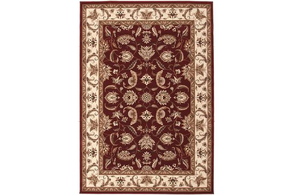 Stunning Formal Floral Design Rug Red 230x160cm