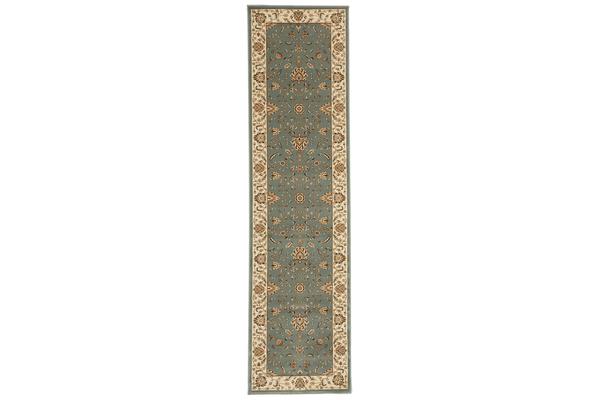 Stunning Formal Classic Design Rug Blue 300x80cm