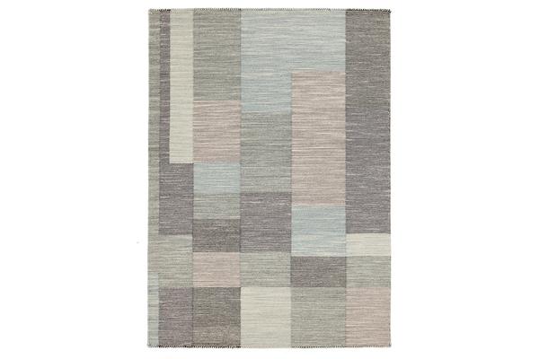 Stina Mid Century Modern Rug Multi Blue 225x155cm