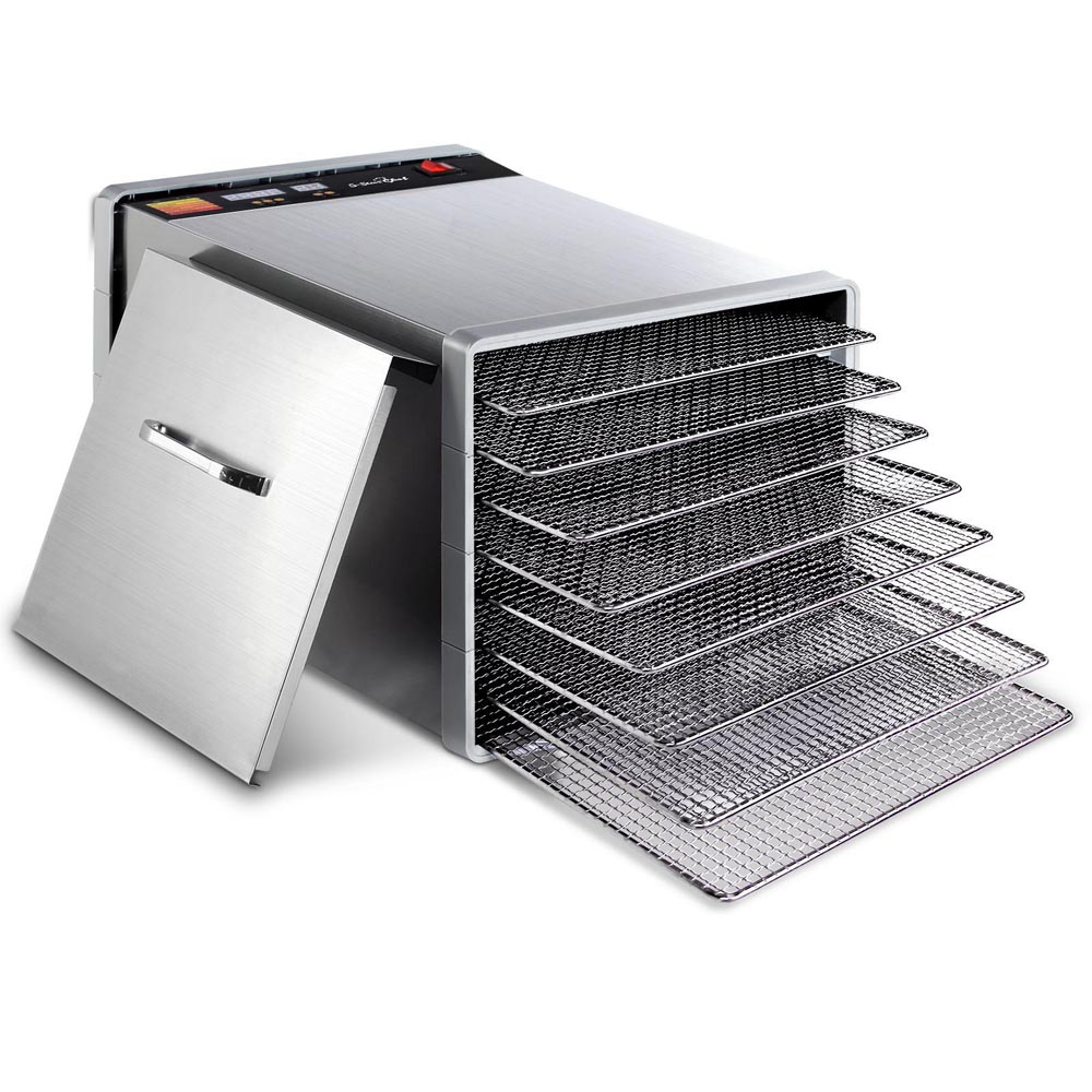 Stainless Steel Food Dehydrator 8 Trays