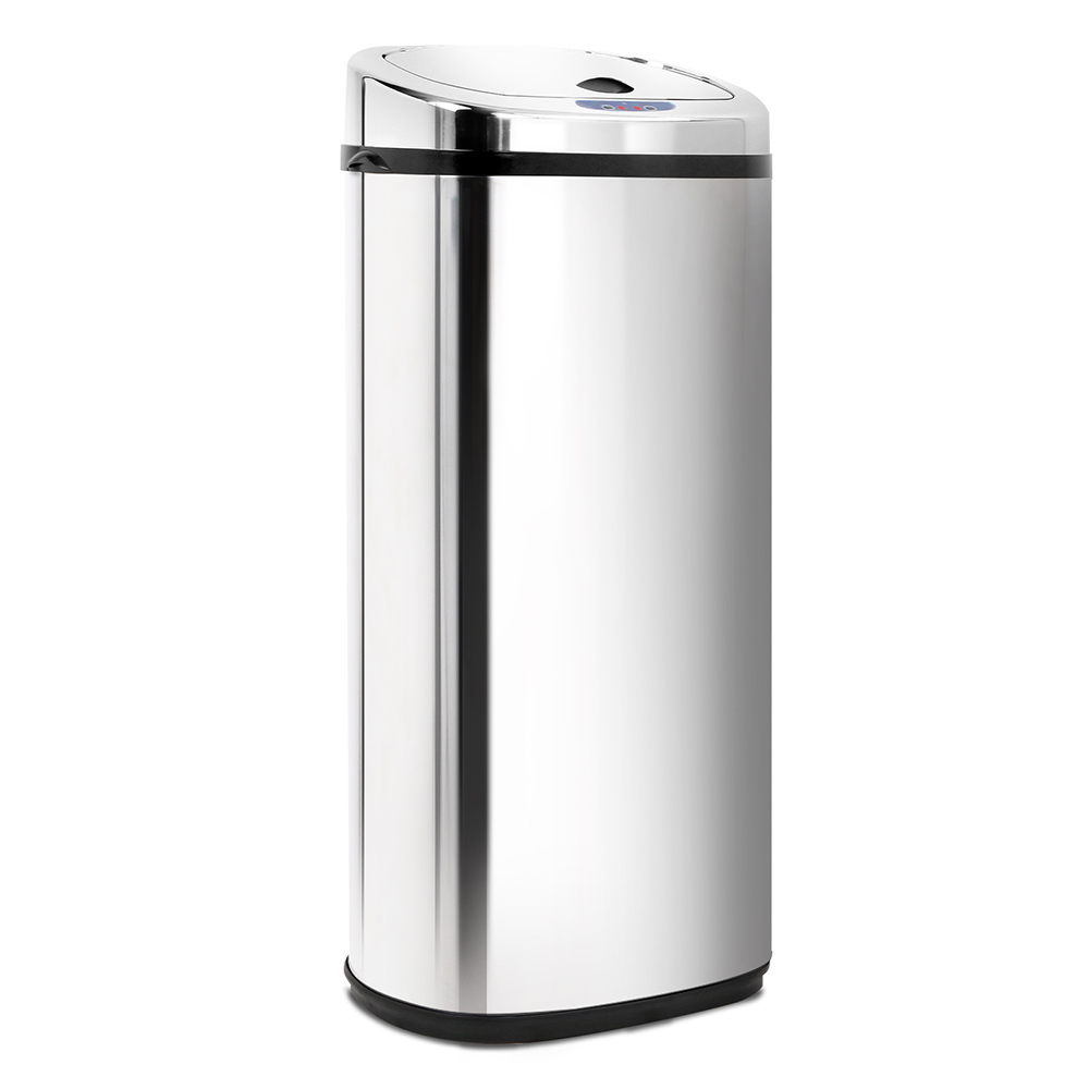 Stainless Steel Motion Sensor Rubbish Bin 50L (Rectangle)