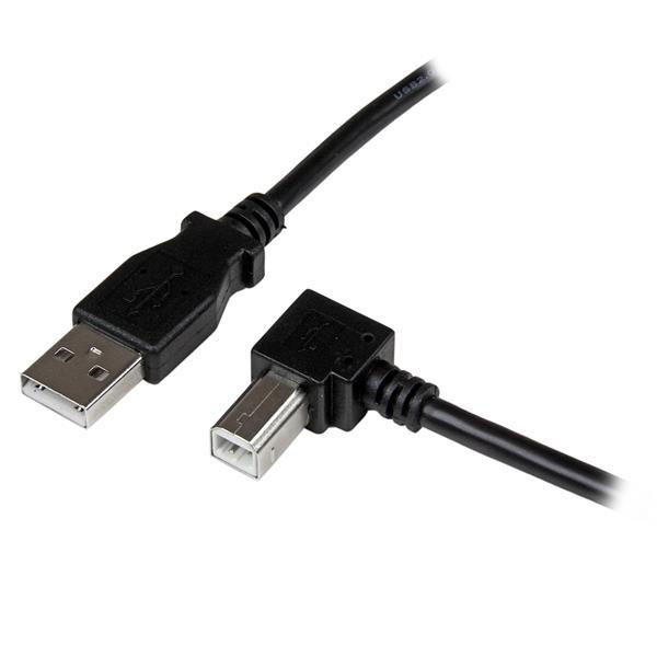 Startech Usbab1mr 1M Usb 2.0 A To Right Angle B Cable M/M