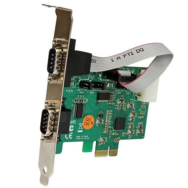 Startech Pex2s553s 2 Port Pci Express Rs232 Serial Card