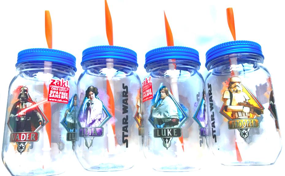 Star Wars Mason Jar Tumbler - Set of 4, REDUCED!