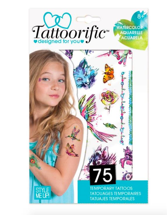 Style Me Up - Tattoorific Watercolour Temporary Tattoos