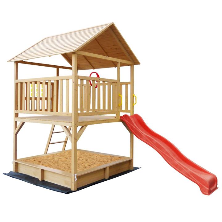 Stanford Cubby House Set with Red Slide