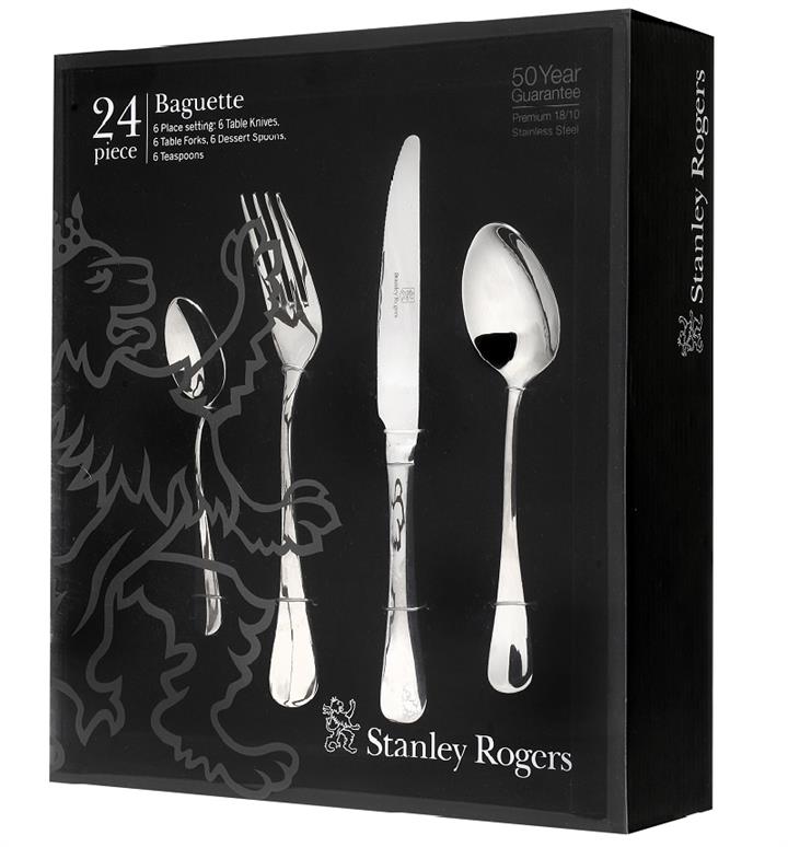 Stanley Rogers | Baguette 24 Piece Cutlery Set