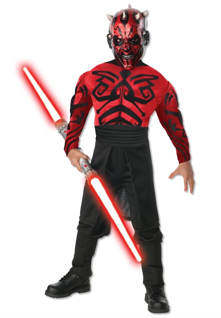 Star Wars Darth Maul Deluxe Muscle Chest Child Costume