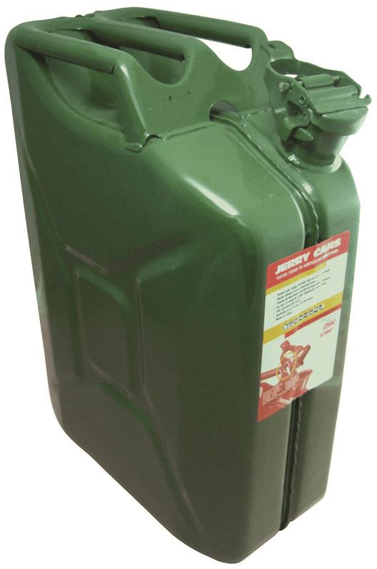 Steel Jerry Can - Fuel - 20L - Green - Pro Quip