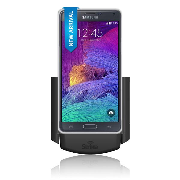 Strike Alpha Samsung Galaxy Note 4 Car Cradle with Strike case