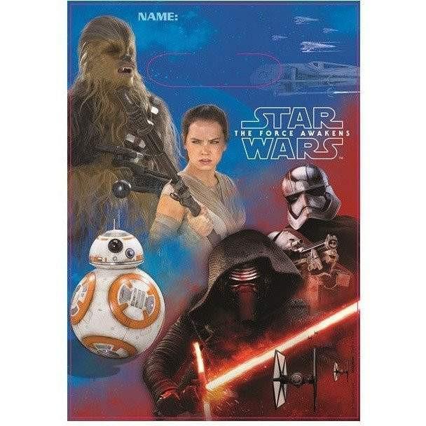 Star Wars The Force Awakens Party Loot Bags - Pack of 8