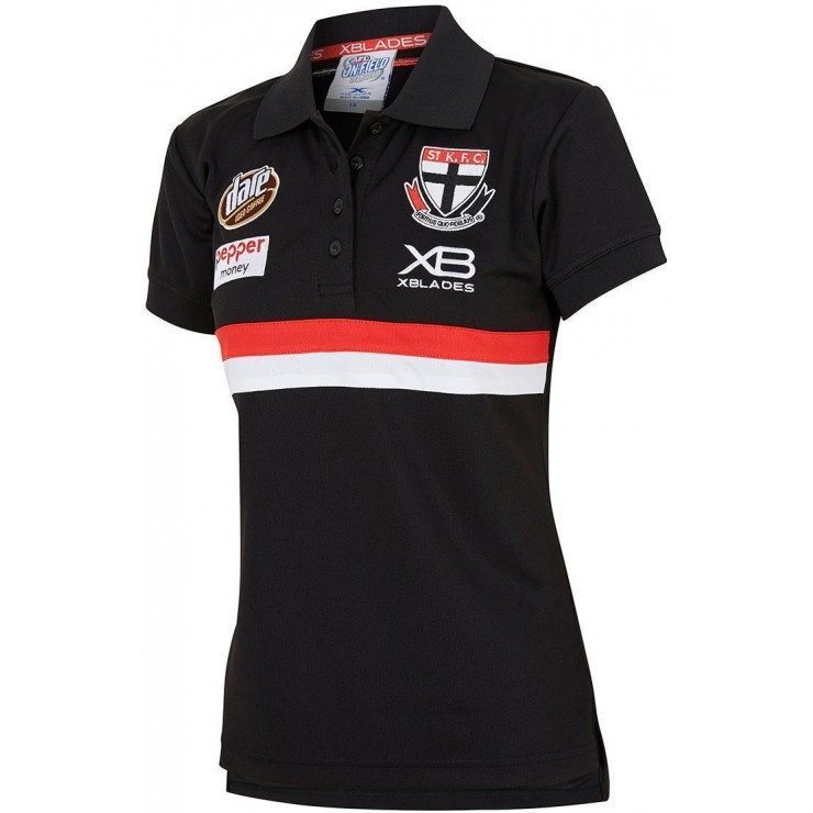 St Kilda Saints 2018 Women's Media Polo Shirt