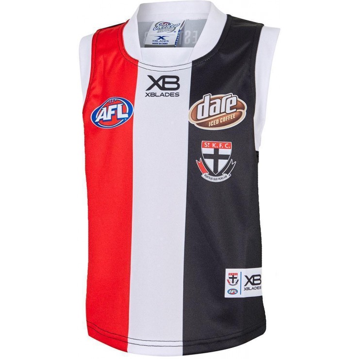 St Kilda Saints 2018 Kids Replica Home Guernsey