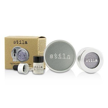 Stila Magnificent Metals Foil Finish Eye Shadow With Mini Stay All Day Liquid Eye Primer - Metallic Lavender 2pcs