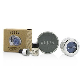 Stila Magnificent Metals Foil Finish Eye Shadow With Mini Stay All Day Liquid Eye Primer - Metallic Cobalt 2pcs