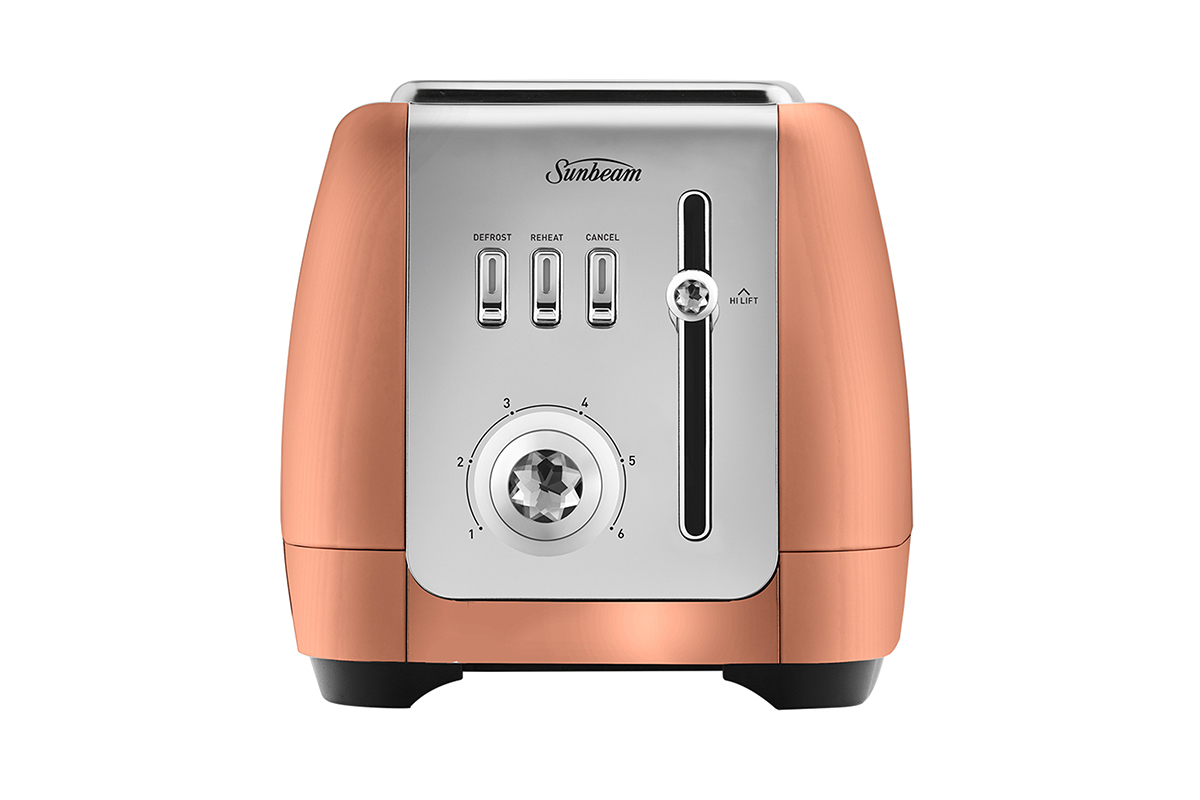 Sunbeam London Collection 2 Slice Toaster - Rose Bronze (TA2220BZ)