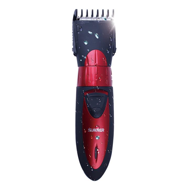 Surker Rechargeable Electronic Waterproof Adjustable Hair Cutting Machine Hair Clipper for Adult and Children