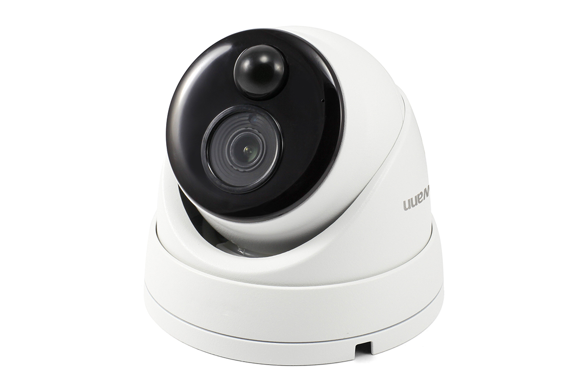 Swann 5MP Super HD IP True Detect Dome Camera w Audio and Thermal Sensing (SWNHD-866MSD)