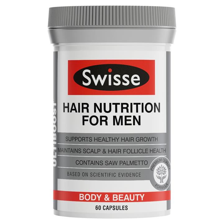 Swisse Ultiboost Hair Nutrition For Men Cap X 60