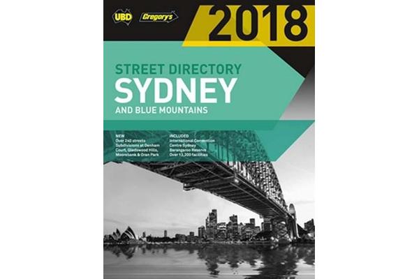 Sydney & Blue Mountains Street Directory 2018 54th ed - including Truckies