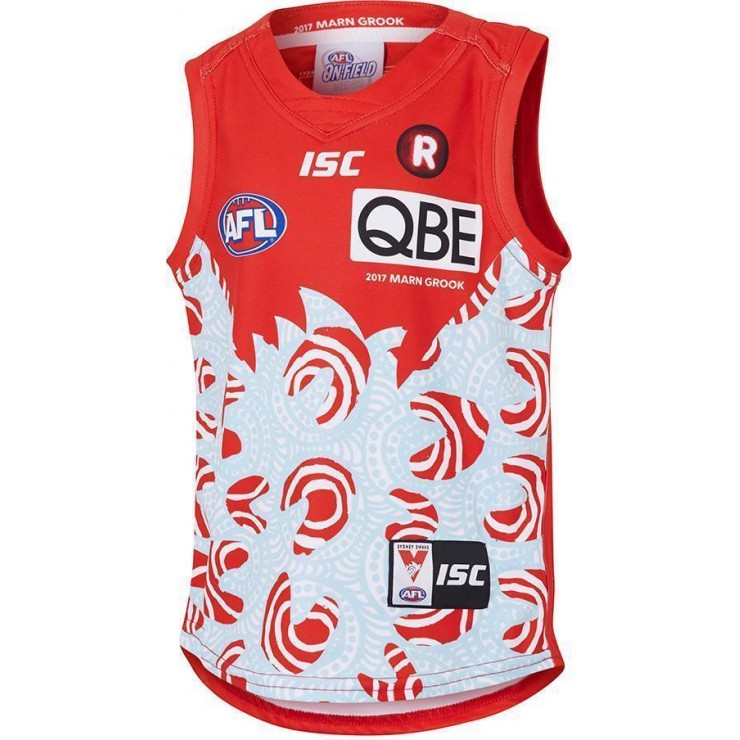 Sydney Swans 2017 Kids Indigenous Guernsey