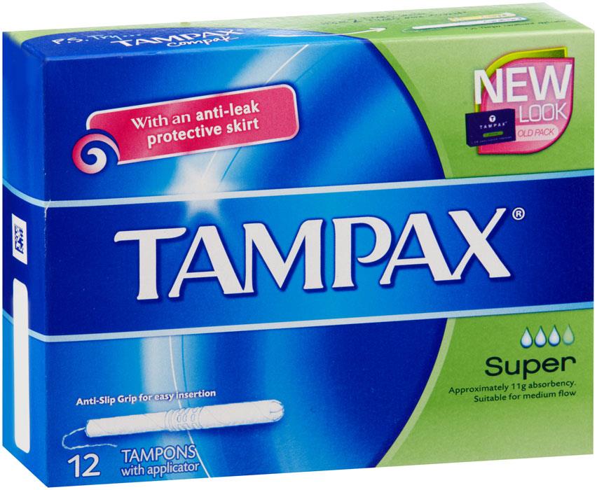 Tampax Tampons Super X 12