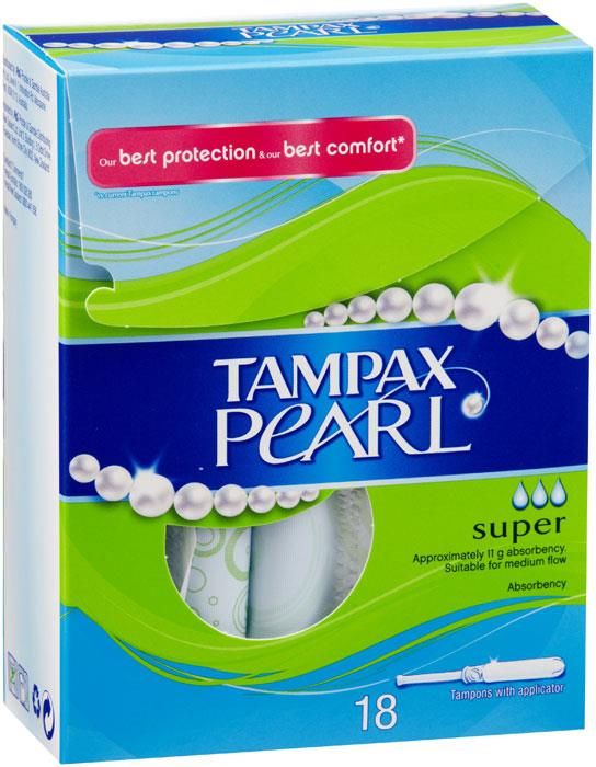 Tampax Tampons Pearl Super X 18