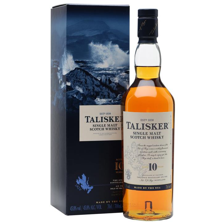 Talisker Single Malt Scotch Whisky Aged 10 Years 700mL