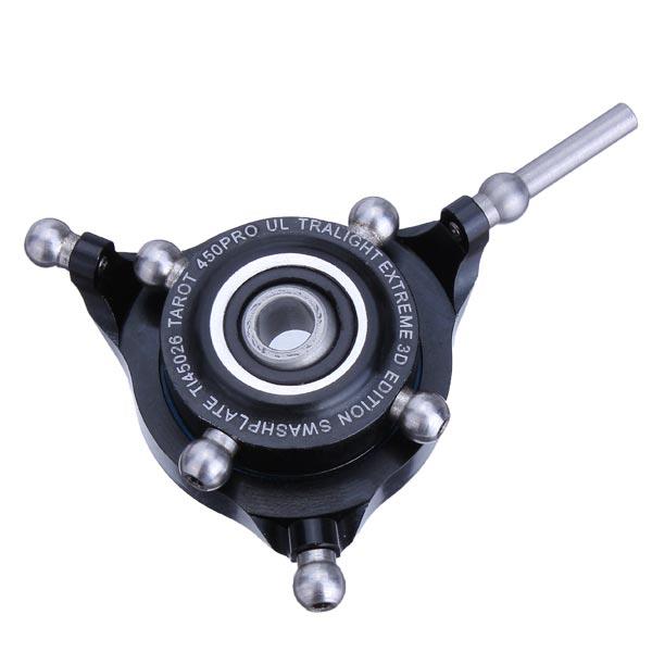 Tarot 450 PRO Metal CCPM Helicopter Swashplate TL45026 Black