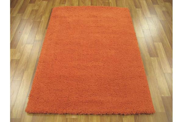 Texture Round Shag Rug Rust 320x230cm