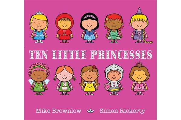 Ten Little Princesses Board Book