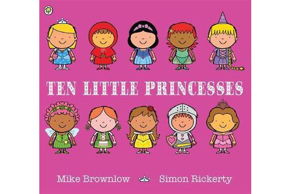 Ten Little Princesses Board Book