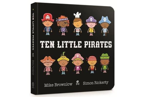 Ten Little Pirates Board Book