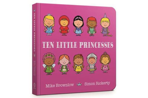 Ten Little Princesses Board Book