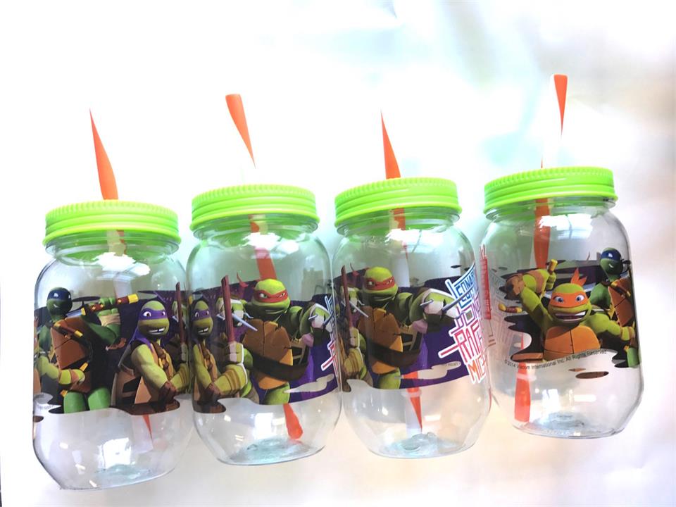 Teenage Mutant Ninja Turtles Mason Jar Tumblers - Set of 4