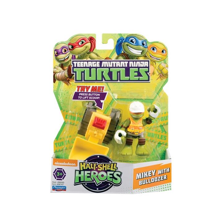 Teenage Mutant Ninja Turtles Half-Shell Heroes 2pk Construction Mike Bulldozer