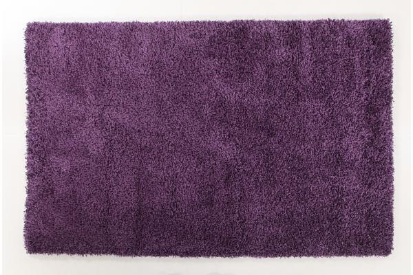 Thick Soft Polar Shag Rug - Plum 150x80cm