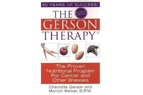 The Gerson Therapy