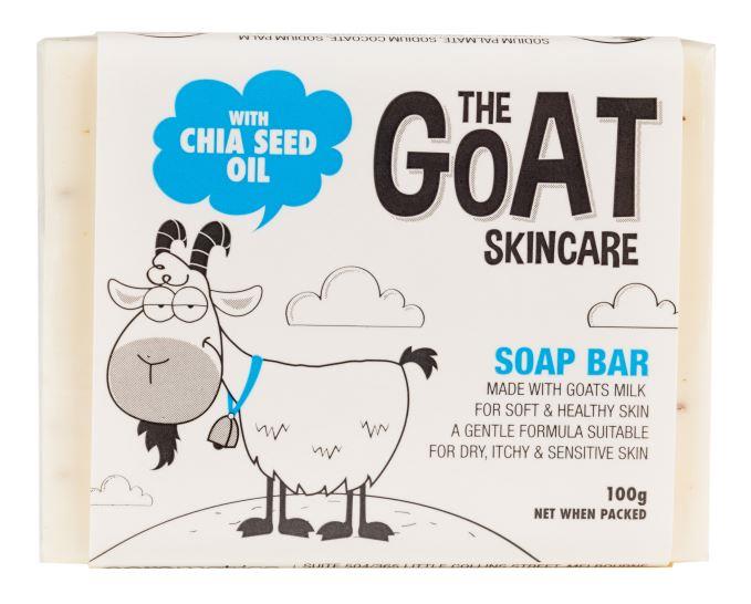 The Goat Skincare Soap Bar with Chia Seed Oil 100g