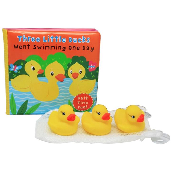 Three Little Ducks Went Swimming One Day Bath Time Fun Set