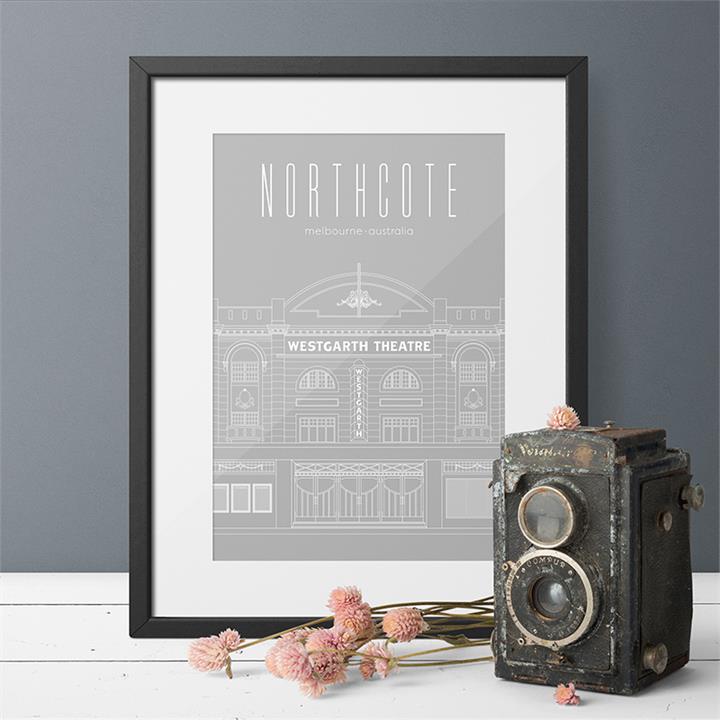 The Westgarth Theatre - Northcote | Limited Edition Print by 3000lines