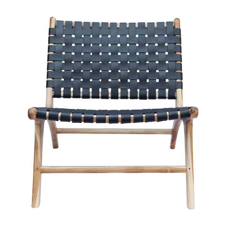 The Joni Chair | Midnight Navy Leather