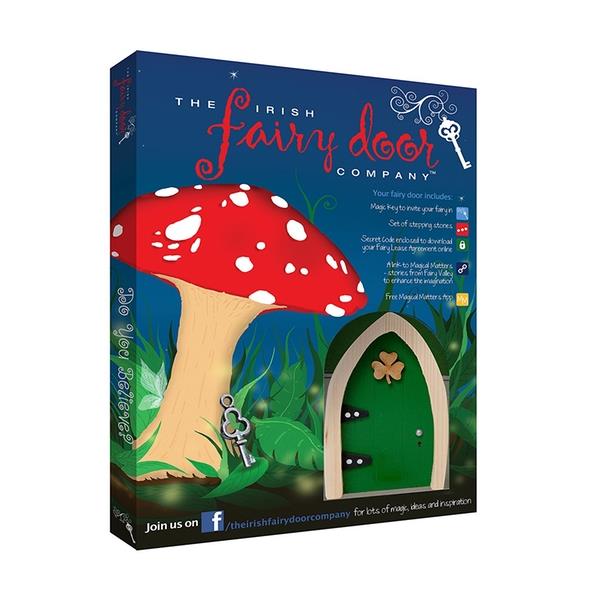 The Irish Fairy Door Company Magical Green Arched Door