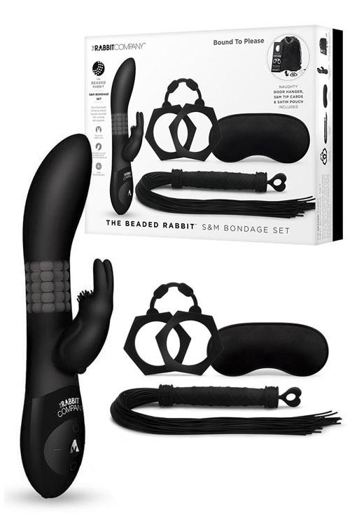 The Rabbit Company Silicone Beaded Rabbit Bondage Gift Set for Couples