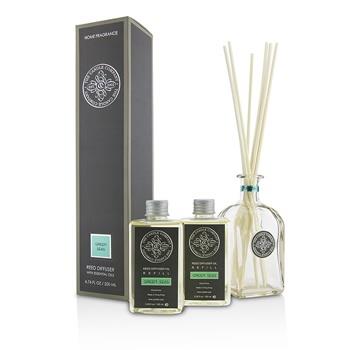 The Candle Company Reed Diffuser with Essential Oils - Green Seas 200ml/6.76oz Home Scent