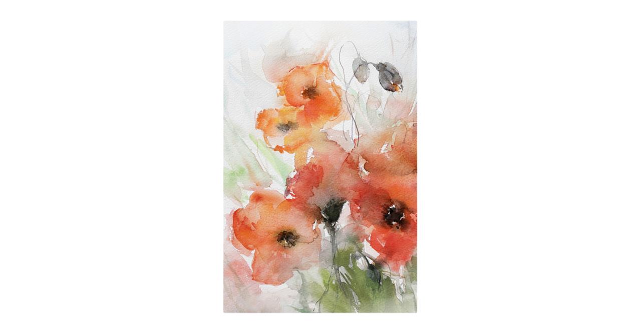 The Poppy Print Metal Print Small