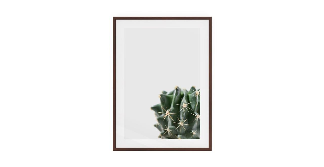 The Prickle Print Dark Brown Wood Frame Small Right